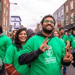 University of Limerick illustrated the cultural diversity of its student community by taking part in this year’s St Patrick’s Day Parade 2025. Picture: Olena Oleksienko/ilovelimerick