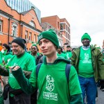 University of Limerick illustrated the cultural diversity of its student community by taking part in this year’s St Patrick’s Day Parade 2025. Picture: Olena Oleksienko/ilovelimerick