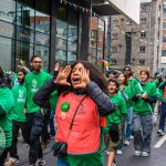 University of Limerick illustrated the cultural diversity of its student community by taking part in this year’s St Patrick’s Day Parade 2025. Picture: Olena Oleksienko/ilovelimerick