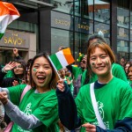 University of Limerick illustrated the cultural diversity of its student community by taking part in this year’s St Patrick’s Day Parade 2025. Picture: Olena Oleksienko/ilovelimerick