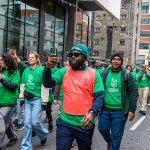 University of Limerick illustrated the cultural diversity of its student community by taking part in this year’s St Patrick’s Day Parade 2025. Picture: Olena Oleksienko/ilovelimerick