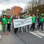 University of Limerick illustrated the cultural diversity of its student community by taking part in this year’s St Patrick’s Day Parade 2025. Picture: Olena Oleksienko/ilovelimerick