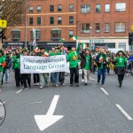 University of Limerick illustrated the cultural diversity of its student community by taking part in this year’s St Patrick’s Day Parade 2025. Picture: Olena Oleksienko/ilovelimerick