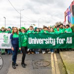 University of Limerick illustrated the cultural diversity of its student community by taking part in this year’s St Patrick’s Day Parade 2025. Picture: Olena Oleksienko/ilovelimerick