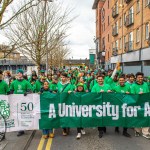 University of Limerick illustrated the cultural diversity of its student community by taking part in this year’s St Patrick’s Day Parade 2025. Picture: Olena Oleksienko/ilovelimerick