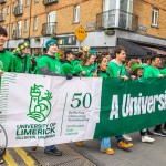 University of Limerick illustrated the cultural diversity of its student community by taking part in this year’s St Patrick’s Day Parade 2025. Picture: Olena Oleksienko/ilovelimerick