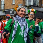 University of Limerick illustrated the cultural diversity of its student community by taking part in this year’s St Patrick’s Day Parade 2025. Picture: Olena Oleksienko/ilovelimerick
