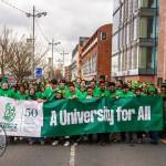 University of Limerick illustrated the cultural diversity of its student community by taking part in this year’s St Patrick’s Day Parade 2025. Picture: Olena Oleksienko/ilovelimerick