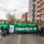 University of Limerick illustrated the cultural diversity of its student community by taking part in this year’s St Patrick’s Day Parade 2025. Picture: Olena Oleksienko/ilovelimerick