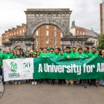 University of Limerick illustrated the cultural diversity of its student community by taking part in this year’s St Patrick’s Day Parade 2025. Picture: Olena Oleksienko/ilovelimerick