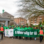 University of Limerick illustrated the cultural diversity of its student community by taking part in this year’s St Patrick’s Day Parade 2025. Picture: Olena Oleksienko/ilovelimerick