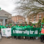 University of Limerick illustrated the cultural diversity of its student community by taking part in this year’s St Patrick’s Day Parade 2025. Picture: Olena Oleksienko/ilovelimerick