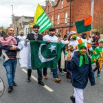 University of Limerick illustrated the cultural diversity of its student community by taking part in this year’s St Patrick’s Day Parade 2025. Picture: Olena Oleksienko/ilovelimerick
