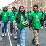 University of Limerick illustrated the cultural diversity of its student community by taking part in this year’s St Patrick’s Day Parade 2025. Picture: Olena Oleksienko/ilovelimerick