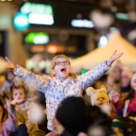 19/11/17 REPRO FREE A crowd of 15,000 turned out in Limerick for the switching on of the Christmas lights and the start of Limerick's festive celebrations. Mayor of Limerick Cllr Stephen Keary was joined by the stars of PAW Patrol and Limerick Rose Kayleigh Maher for the annual switching on ceremony Picture Sean Curtin True Media.