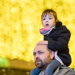 James and Amelia Slattery, one of the quads from Limerick at the annual turning of the Christmas Lights in Limerick City. A crowd of 15,000 turned out in Limerick for the switching on of the Christmas lights and the start of Limerick's festive celebrations. Mayor of Limerick Cllr Stephen Keary was joined by the stars of PAW Patrol and Limerick Rose Kayleigh Maher for the annual switching on ceremony. Picture Sean Curtin True Media.