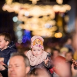 19/11/17 REPRO FREE A crowd of 15,000 turned out in Limerick for the switching on of the Christmas lights and the start of Limerick's festive celebrations. Mayor of Limerick Cllr Stephen Keary was joined by the stars of PAW Patrol and Limerick Rose Kayleigh Maher for the annual switching on ceremony Picture Sean Curtin True Media.