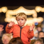 19/11/17 REPRO FREE Lorcan Brennan, Nenagh, Tipperary at the annual turning of the Christmas Lights in Limerick City. A crowd of 15,000 turned out in Limerick for the switching on of the Christmas lights and the start of Limerick's festive celebrations. Mayor of Limerick Cllr Stephen Keary was joined by the stars of PAW Patrol and Limerick Rose Kayleigh Maher for the annual switching on ceremony. Picture Sean Curtin True Media.