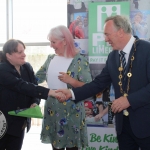 Pay It Forward Limerick awarded Kindness Flags to schools at King Johns Castle on May 15 2018. Picture: Zoe Conway for ilovelimerick.com 2018. All Rights Reserved.