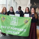 Students from Colaiste Nano Nagle at the Pay It Forward Limerick event at King Johns Castle on May 15 2018. Picture: Zoe Conway/ilovelimerick.