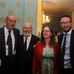 David O’Brien, CEO of Limerick Civic Trust, Senator David Norris,  Rose Anne White, curator of People's Museum of Limerick and Thomas Wallace O’Donnell, Chairman of Limerick Civic Trust pictured at the opening night of People's Museum of Limerick. Picture: Bruna Vaz Mattos / ilovelimerick.