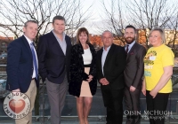 24/03/2015   
Kieran OBrien (DIL Exec), Pat OSullivan (Masterchef), Joan Freeman(Pieta House Founder), Kevin Ryan(Electric Ireland),  Fiona Hayes (Chairperson DIL Killmallock) and Tony Sheridan (Chairperson DIL Limerick City) and Ita Treacy (DIL Newcastle West).
Picture: Oisin McHugh     
www.oisinmchughphoto.com