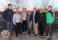 24/03/2015   
Kevin Downs (Limerick Senior Hurler), Joy Neville (Irish Rugby Star), Nora Conway (Manager Pieta House), Kieran OBrien (DIL Exec), Eamonn Phelan (PRO Limerick GAA), John Riordan( Limerick Senior Footballer).
Picture: Oisin McHugh     
www.oisinmchughphoto.com