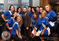 24/03/2015   
Tony Sheridan (Chairperson DIL Limerick City), Dawn Ryan (Limerick Rose 2014, Tonys right) and 2015 Limerick Roses.
Picture: Oisin McHugh     
www.oisinmchughphoto.com