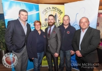 24/03/2015   
Pat OSullivan (Masterchef), Louraine Corbett (Corbett Suicide Prevention Patrol), Tony Sheridan (Chairperson DIL Limerick City), Mike Mulholland (Corbett Suicide Prevention Patrol) and Kevin Ryan (Electric Ireland).
Picture: Oisin McHugh     
www.oisinmchughphoto.com