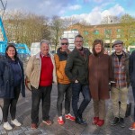 Limerick Pride held a vigil in memory of Michael Snee, age 59, and Aidan Moffitt, age 42 at Arthurs Quay Park on April 18, 2022. Picture: Ava O'Donoghue/ilovelimerick