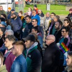 Limerick Pride held a vigil in memory of Michael Snee, age 59, and Aidan Moffitt, age 42 at Arthurs Quay Park on April 18, 2022. Picture: Kris Luszczki/ilovelimerick