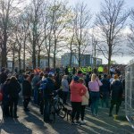 Limerick Pride held a vigil in memory of Michael Snee, age 59, and Aidan Moffitt, age 42 at Arthurs Quay Park on April 18, 2022. Picture: Kris Luszczki/ilovelimerick