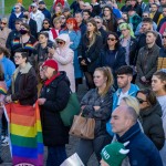 Limerick Pride held a vigil in memory of Michael Snee, age 59, and Aidan Moffitt, age 42 at Arthurs Quay Park on April 18, 2022. Picture: Kris Luszczki/ilovelimerick