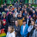 Limerick Pride held a vigil in memory of Michael Snee, age 59, and Aidan Moffitt, age 42 at Arthurs Quay Park on April 18, 2022. Picture: Kris Luszczki/ilovelimerick