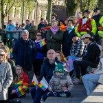 Limerick Pride held a vigil in memory of Michael Snee, age 59, and Aidan Moffitt, age 42 at Arthurs Quay Park on April 18, 2022. Picture: Kris Luszczki/ilovelimerick