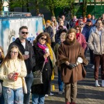 Limerick Pride held a vigil in memory of Michael Snee, age 59, and Aidan Moffitt, age 42 at Arthurs Quay Park on April 18, 2022. Picture: Kris Luszczki/ilovelimerick