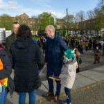 Limerick Pride held a vigil in memory of Michael Snee, age 59, and Aidan Moffitt, age 42 at Arthurs Quay Park on April 18, 2022. Picture: Kris Luszczki/ilovelimerick