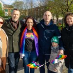 Limerick Pride held a vigil in memory of Michael Snee, age 59, and Aidan Moffitt, age 42 at Arthurs Quay Park on April 18, 2022. Picture: Kris Luszczki/ilovelimerick