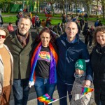 Limerick Pride held a vigil in memory of Michael Snee, age 59, and Aidan Moffitt, age 42 at Arthurs Quay Park on April 18, 2022. Picture: Kris Luszczki/ilovelimerick