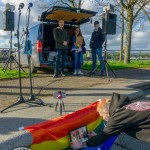 Limerick Pride held a vigil in memory of Michael Snee, age 59, and Aidan Moffitt, age 42 at Arthurs Quay Park on April 18, 2022. Picture: Kris Luszczki/ilovelimerick