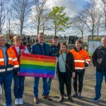 Limerick Pride held a vigil in memory of Michael Snee, age 59, and Aidan Moffitt, age 42 at Arthurs Quay Park on April 18, 2022. Picture: Kris Luszczki/ilovelimerick