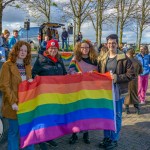 Limerick Pride held a vigil in memory of Michael Snee, age 59, and Aidan Moffitt, age 42 at Arthurs Quay Park on April 18, 2022. Picture: Kris Luszczki/ilovelimerick