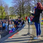Limerick Pride held a vigil in memory of Michael Snee, age 59, and Aidan Moffitt, age 42 at Arthurs Quay Park on April 18, 2022. Picture: Kris Luszczki/ilovelimerick