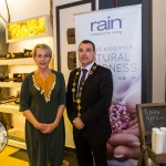 Bev Missing, Rain Africa Founder, with Cllr James Collins, Mayor of Limerick City and County. Pic: Cian Reinhardt/ilovelimerick