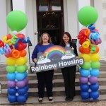 Pictured at the launch of the Rainbow Housing Initiative at Plassey house, UL are Ellen Fitzmaurice, student residences general manager and Carol-Jane Shanley, Cappavilla Village Manager. Picture: Orla McLaughlin/ilovelimerick.