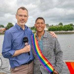 Limerick Pride Rainbow River Swim Parade at the the Curraghgour Boat Club marked the 30 year anniversary of decriminalisation of homosexuality in Ireland on June 24, 2023. Picture: Olena Oleksienko/ilovelimerick