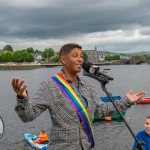 Limerick Pride Rainbow River Swim Parade at the the Curraghgour Boat Club marked the 30 year anniversary of decriminalisation of homosexuality in Ireland on June 24, 2023. Picture: Olena Oleksienko/ilovelimerick