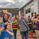 Limerick Pride Rainbow River Swim Parade at the the Curraghgour Boat Club marked the 30 year anniversary of decriminalisation of homosexuality in Ireland on June 24, 2023. Picture: Olena Oleksienko/ilovelimerick