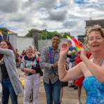 Limerick Pride Rainbow River Swim Parade at the the Curraghgour Boat Club marked the 30 year anniversary of decriminalisation of homosexuality in Ireland on June 24, 2023. Picture: Olena Oleksienko/ilovelimerick