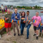 Limerick Pride Rainbow River Swim Parade at the the Curraghgour Boat Club marked the 30 year anniversary of decriminalisation of homosexuality in Ireland on June 24, 2023. Picture: Olena Oleksienko/ilovelimerick